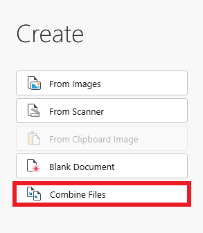 PDF Extra: combining multiple files